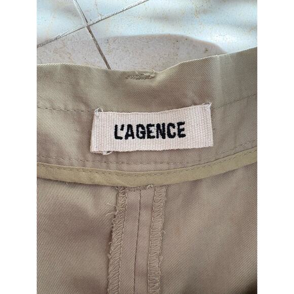 L’AGENCE Cargo Skirt 6 Neutral Olive | Ultra-Light Utility Y2K Safari Streetwear - Picture 2 of 12